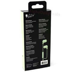 NEW Skullcandy Ink’d+ Wired Android Earbuds with Mic 3.5mm Green Sage Pastel