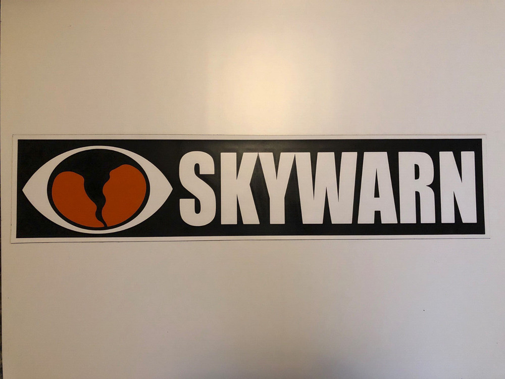 Large 24×6 SKYWARN SPOTTER Magnetic Custom NWS Storm chaser NOAA HAM Sign ecom