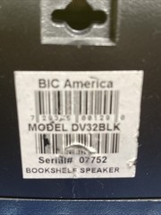 BIC America Venturi DV32-BLK Black 8-Ohms 2 Mini Monitor Surround