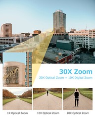 360° 4K 8MP POE PTZ Security IP Camera 30x Zoom CCTV HIKVISION Compatible 50M IR