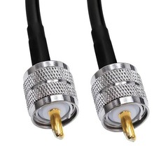 50ft RG58 UHF PL259 Coaxial Coax Cable male to male for CB Radio Antennas 50-Ohm