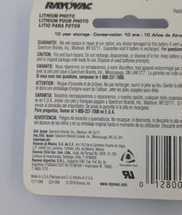 Rayovac Lithium Photo Camera Battery 2CR5 RL2CR5-1 6volts 2 Packs Of 2 USA NEW