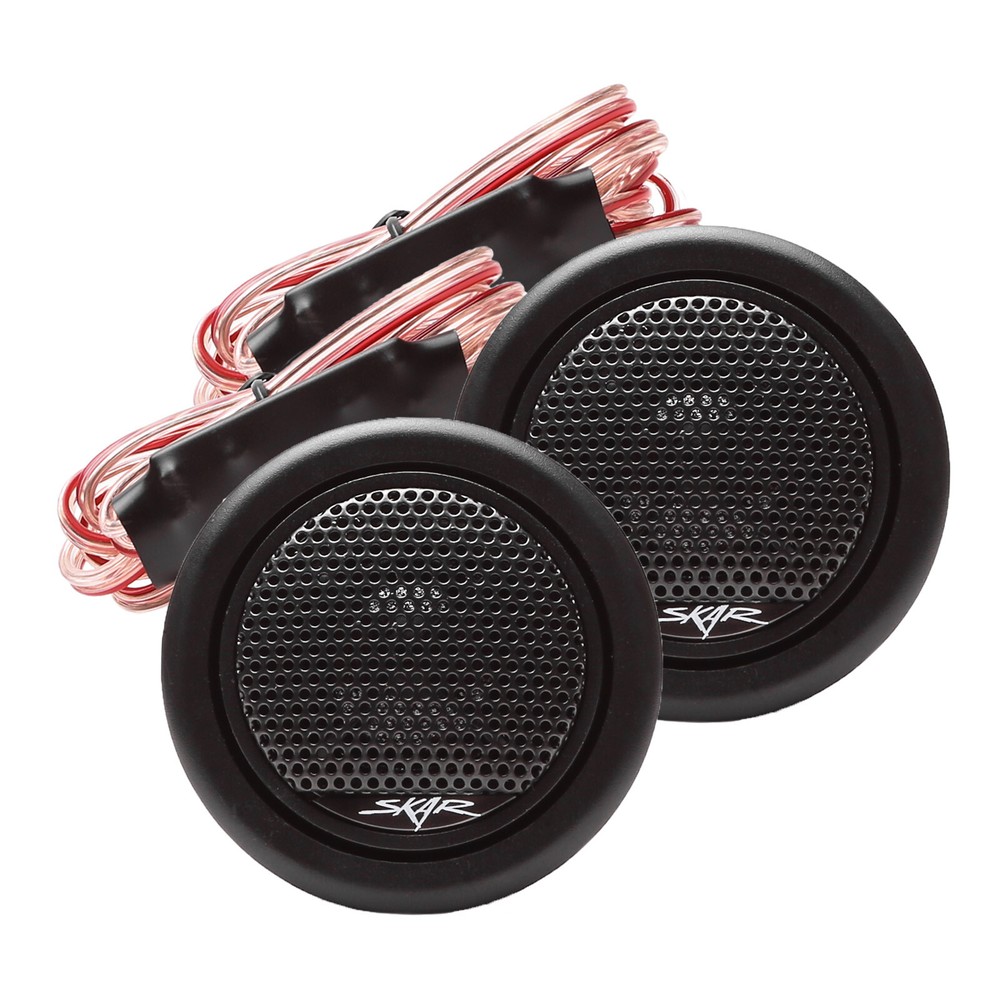 NEW SKAR AUDIO TWS-01 1-INCH 240W MAX POWER SILK DOME NEODYMIUM TWEETERS – PAIR