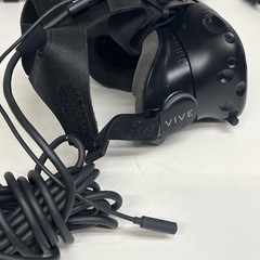 HTC Vive Virtual Reality Headset + Cable + Link Box with Power Adapter