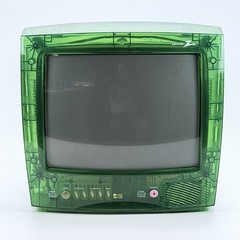 Zenith Transparent Jungle Green 13″ CRT Television Retro Gaming TV Prison Model