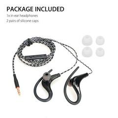 In-Ear Wired Sport Running Earphone Earbuds Over ear Hook Headphone 3.5mm w/MIC