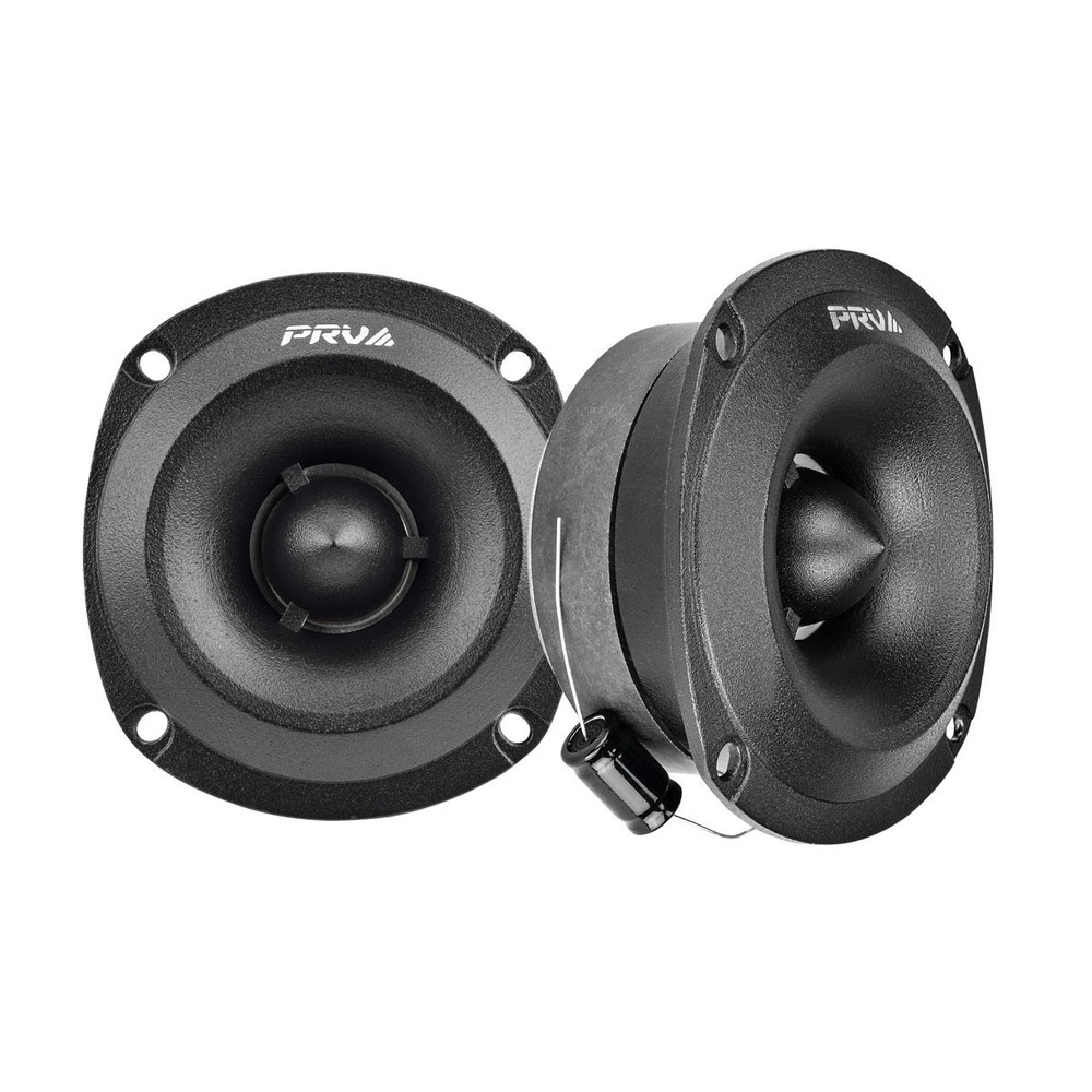 2x PRV 240W Shallow Super Tweeter TW350Ti-4 SLIM 3.5″ Bullet 4 Ohms Titanium