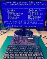 Fully Assembled Gigatron TTL 8 Bit Homebrew Computer w/ MS Basic WozMon Apple 1