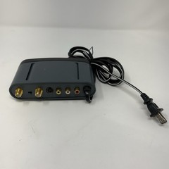 Radio Shack RF Modulator 15-2526 Gray Front And Rear Ports S-video Audio Video