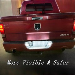 2015-2025 F150 Raptor LED License Plate Light Assembly Smoked Lens–Compatible