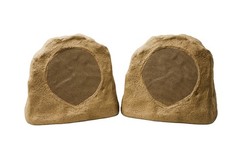 OSD Audio BTR805 Outdoor Rock Speaker Pair Brown Weatherproof