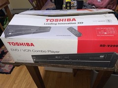 Toshiba DVD VCR Combo Player SD-V296 Hi-Fi 4 Head Remote In Box Manual Read Find