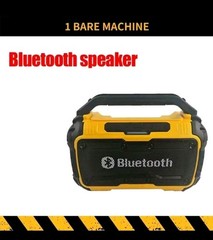 Portable Bluetooth Speaker with Handle, Rectangular, Blue/Black/Yellow/Red