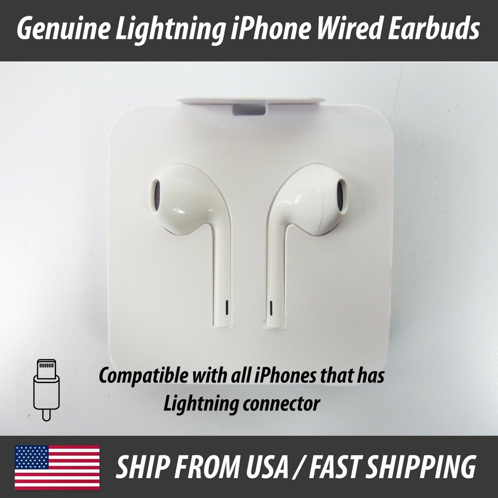 Apple EarPods Lightning Wired Earbuds Headphone For iPhone 5 6 7 8 X 11 12