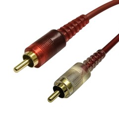 Black 5 Ft RCA Cables 2 Stereo Audio Cable
