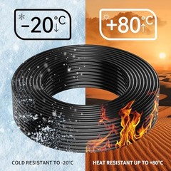 16 Gauge 2 Conductors Electrical Wire, Flexible Low Voltage PVC 50FT 16AWG