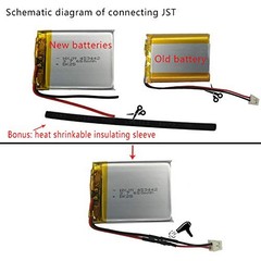 DC 3.7V 3000mAh 103665 Rechargeable Lithium Polymer Replacement Battery for D…