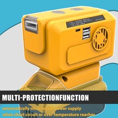 Rechargeable For Dewalt 20V 18V Lithium Battery Inverter Generator DC 20V Portab