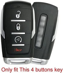 Silicone Remote Key Fob Cover Case Protector for Ram 1500 2500 3500 2019 2020…
