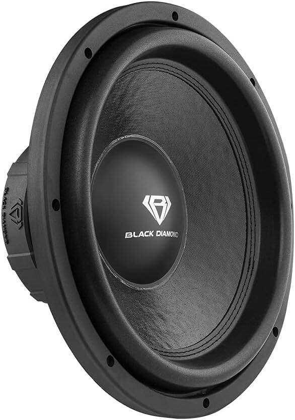 BLACK DIAMOND DIA-10S 10″ Car Subwoofer 4 Ohm Single Voice Coil 440 Watts Max