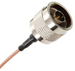 N Male to Mini-UHF Male 50-Ohm RG316 Coax Low Loss Jumper RF Cable