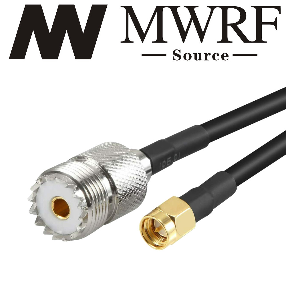 40″ SMA Male to SO239 Female RG58 Cable; US Stock