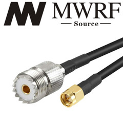 40″ SMA Male to SO239 Female RG58 Cable; US Stock