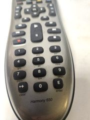 Logitech Harmony 650 Universal Programmable Remote Control Silver