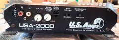 OLD SCHOOL US AMPS U.S. AMPS U.S.A AMPS USA-2000 SOUND QUALITY AMP .006 THD