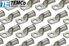 50 Lot 2/0 3/8″ Hole Ring Terminal Lug Tin Plated Copper Uninsulated AWG Gauge