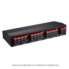 LINEPAUDIO B898 Six-way Stereo Loudspeaker / Amplifier Comparator Bidirectional