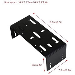 New Radio Metal Mount Bracket & Screw Kenwood TM271 TM481 Tk7160 Mobile Intercom