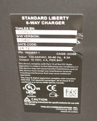 THALES Standard Liberty 6-Way Bank Charger 1600683-1 USED