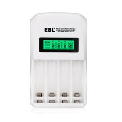 EBL AA AAA Rechargeable Batteries 2800mah 2300mah 1.2V NiMh w/ LCD Charger Lot