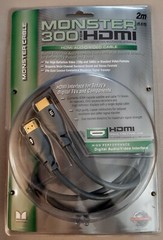 Monster Duraflex HDMI Video Cable HDMI300-2M 24k Gold Plated Connectors 6.6 Ft