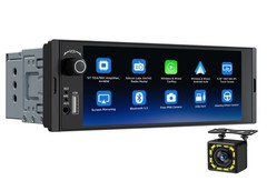 Single DIN Android Auto 6.28″ IPS Car Stereo Head Unit CarPlay RDS Universal GPS