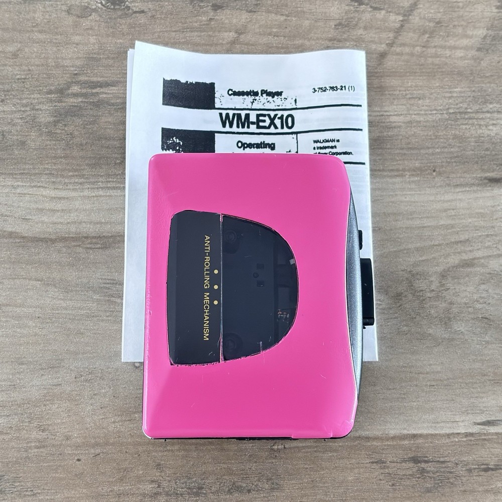 Custom Painted – Sony Walkman WM-EX10 Cassette Player – New Belt – Reconditioned