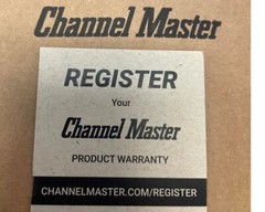 NEW – Channel Master TV Antenna Mast Mounted Amplifier, 17-30 dB W/ Power Supply