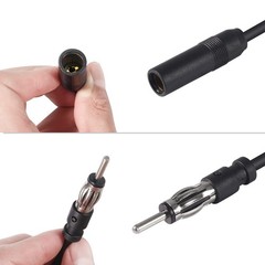DORHEA 19.6inch/50cm Car Radio Antenna Extension Cable, 0.5M/1.64FT, 0.5M