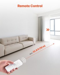 VEVOR Automatic Curtain Opener Electric Smart Curtain Opener U/I-shaped Rails
