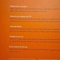 Amazon Fire TV Recast 500GB 2-Tuner HD OTA DVR Box with Wi-Fi, Black