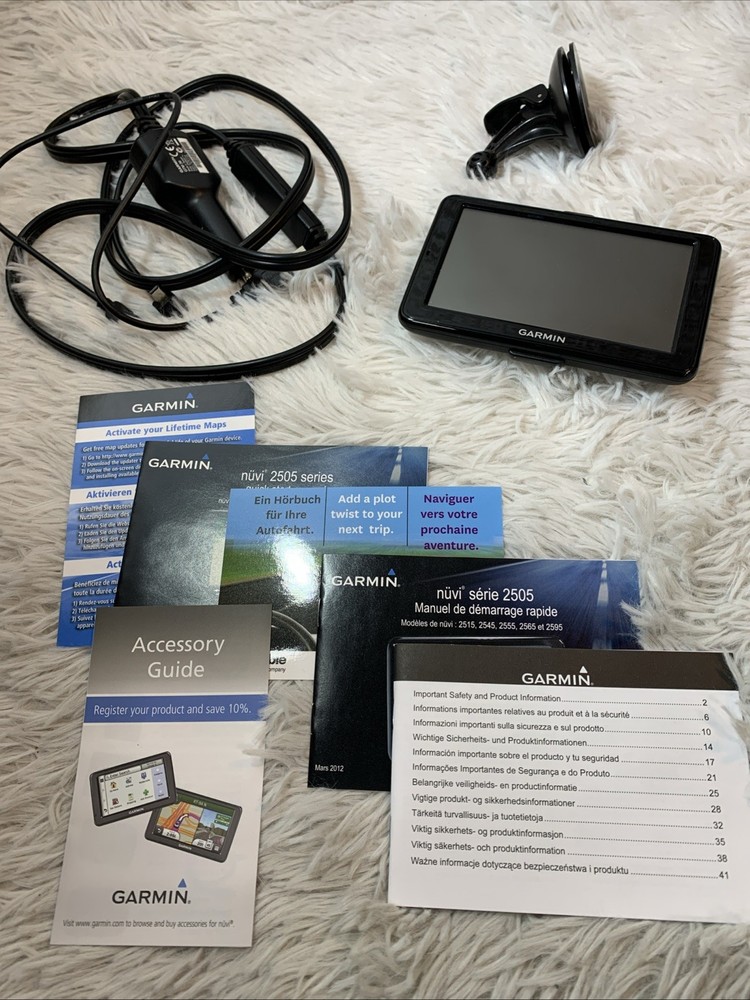 Garmin Nuvi 2555LMT 5” Portable GPS Navigator 2505, Refurbished Unit