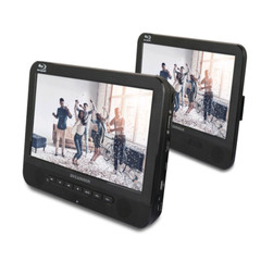 Sylvania 10.1″ Dual Screen Portable Blu-ray DVD SDVD1087 Certified Refurbished