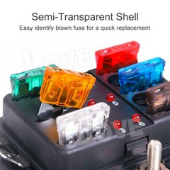 120Pcs Mini Auto Blade Fuses Car Fuse Box Assorted Set 5 10 15 20 25 30AMP Kit