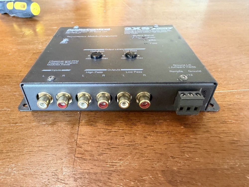 Old School AudioControl 2XS Series II—Programmable 2way, 18dB/Oct Crossover, NOS