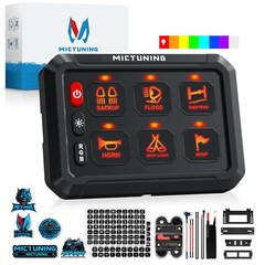 P1s RGB Switch Panel Toggle Switch Circuit Control Relay System For Car Marine