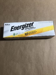 24 Pack! AA Energizer Industrial Alkaline EN91 . LR6 1.5volt