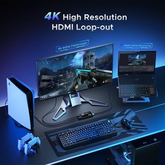 Video Capture Card, Audio Video Capture Card, USB 3.0 Capture Card 4K HDMI Lo…