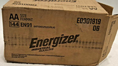 24 Energizer Industrial AA Alkaline Batteries (EN91, LR6)