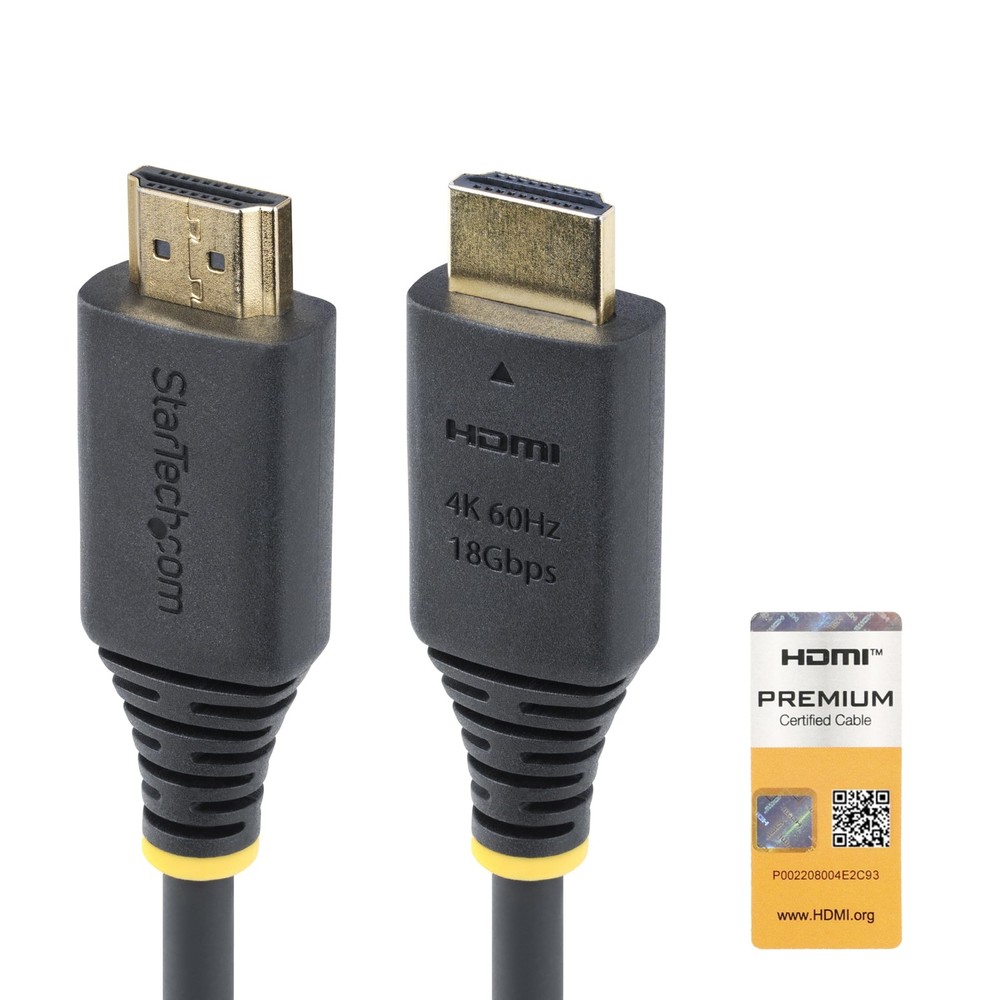 StarTech HDMI2CABLE4K602M 2m High Speed HDMI Cable 4K 60Hz
